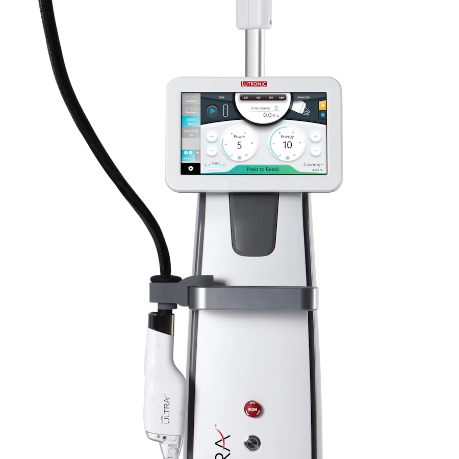 Front view: cynosure lutronic ultra laser